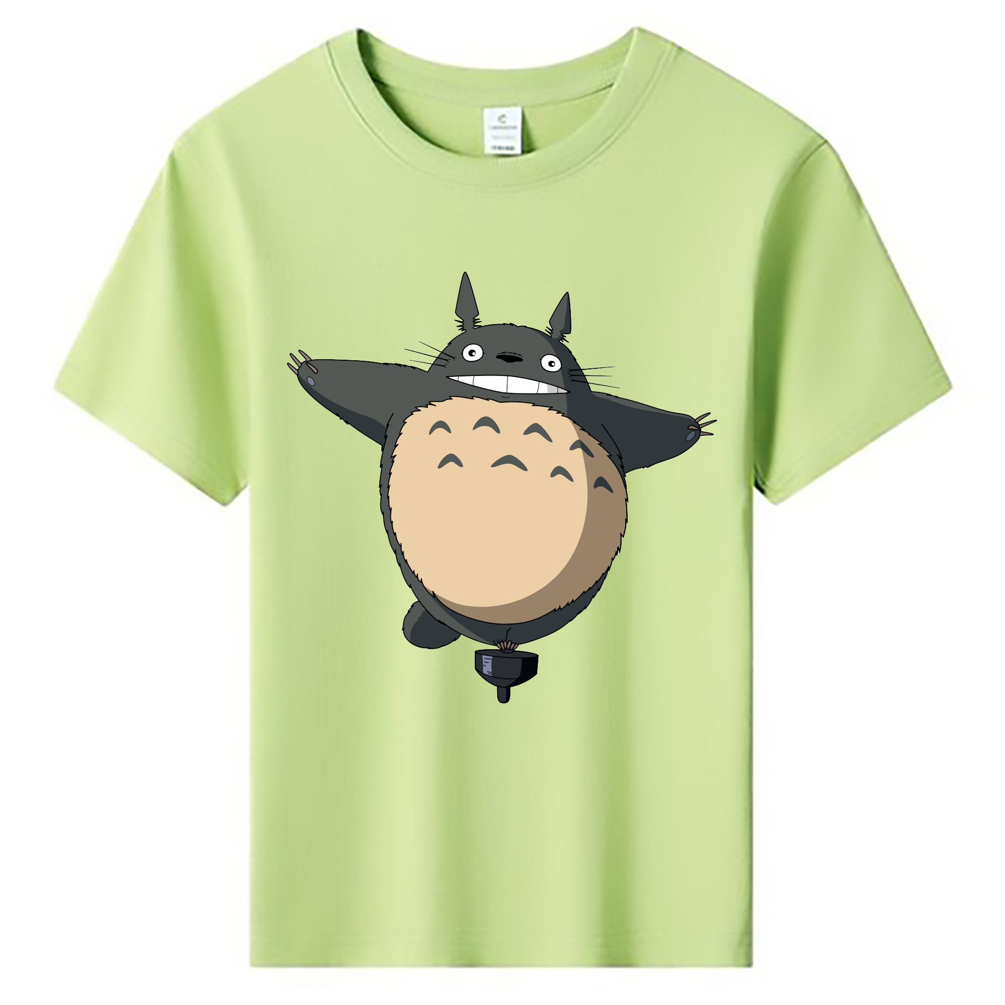 （画像用） となりのトトロ 草壁メイ 草壁サツキ My Neighbor Totoro Satsuki Kusakabe Mei Kusakabe 綿100％キッズTシャツ（フロントプリント）